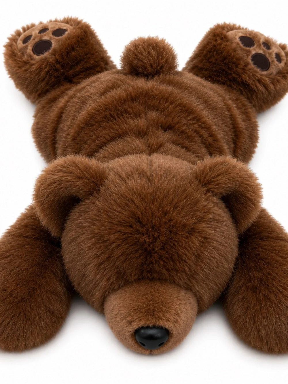 Ty Plush Classic 1996 Large Paws Brown 26” Grizzly Bear Stuffed Animal Laying